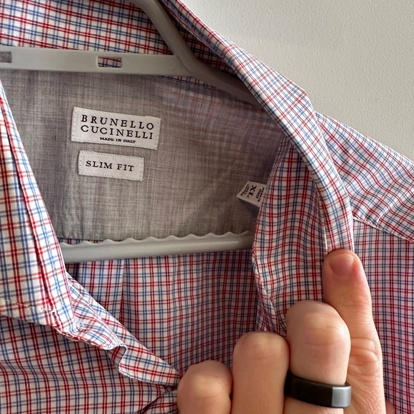 Brunello Cucinelli shirt, XL size, Slim fit, worn once - Picture 4 of 4